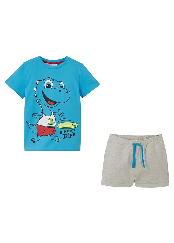 T-shirt e pantaloni corti (set 2 pezzi), bonprix
