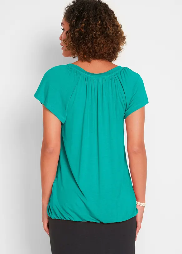 Maglia a maniche corte in misto viscosa, bonprix