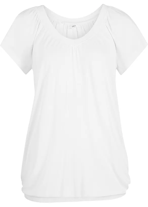 Maglia a maniche corte in misto viscosa, bonprix