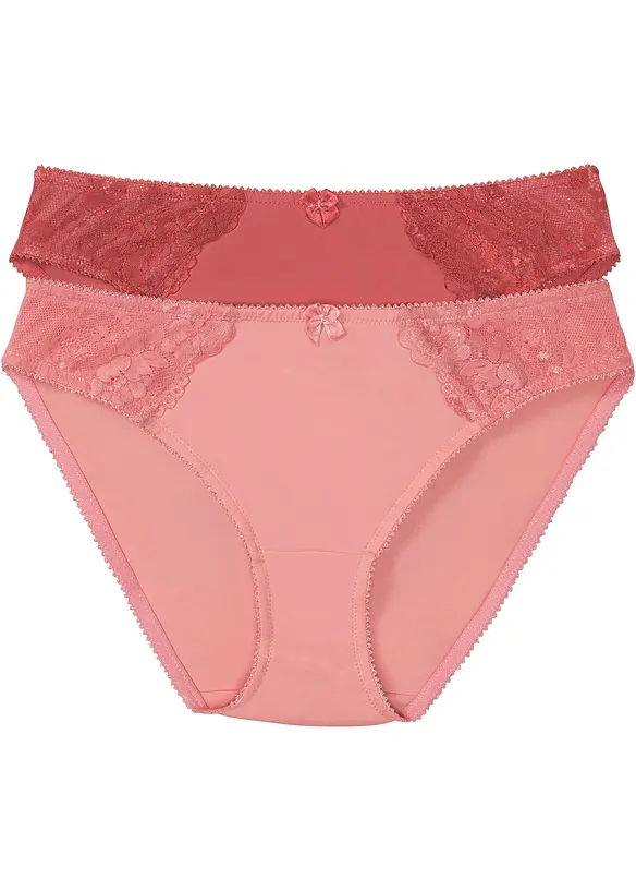 Slip con pizzo delicato (pacco da 2), bonprix