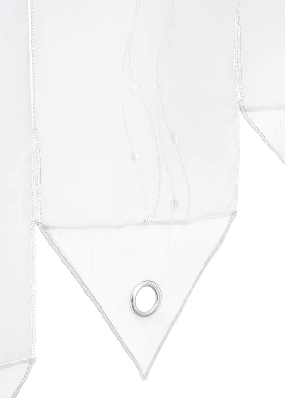 Tenda a vetro con ricami (pacco da 1), bonprix