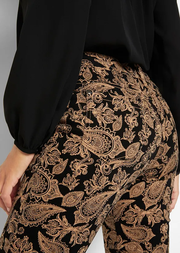 Pantaloni elasticizzati fantasia, bonprix
