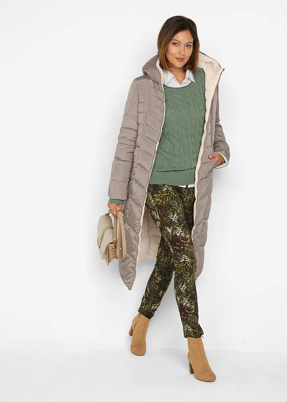 Giubbotto trapuntato double face, bonprix