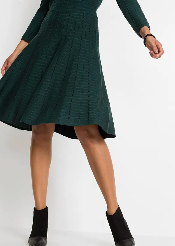 Abito in maglia di misto viscosa fluente, bonprix