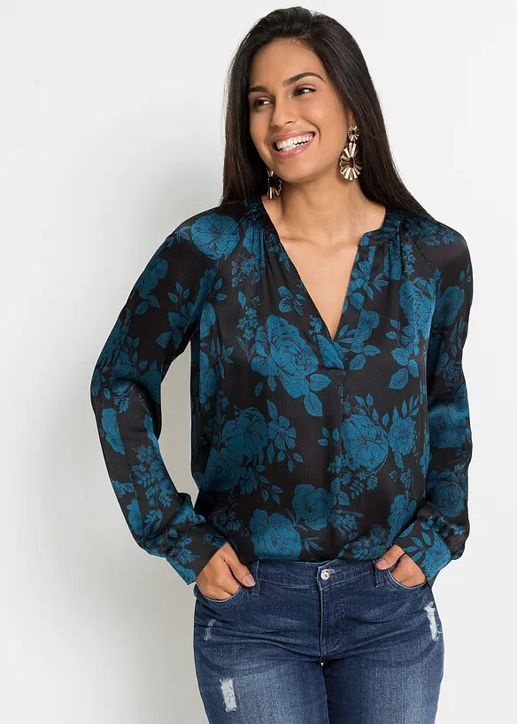 Blusa in crêpe leggero, bonprix