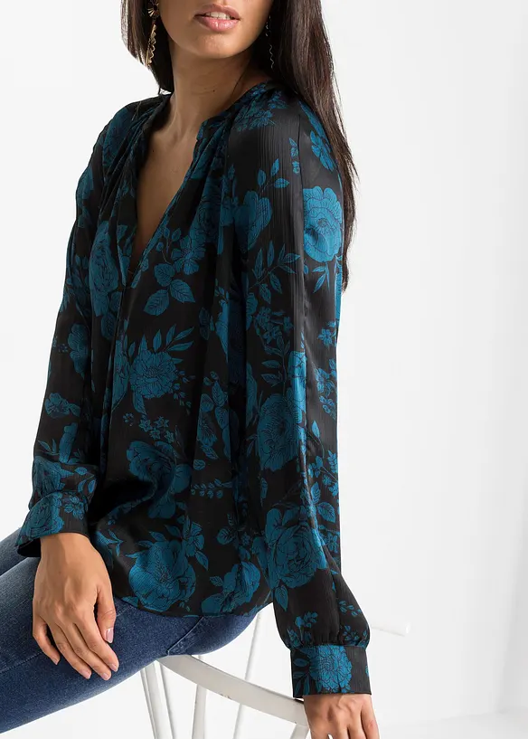 Blusa in crêpe leggero, bonprix