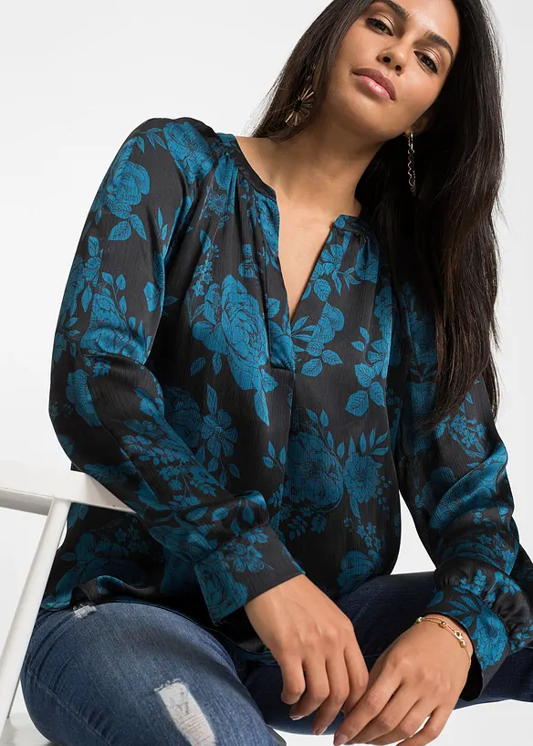 Blusa in crêpe leggero, bonprix