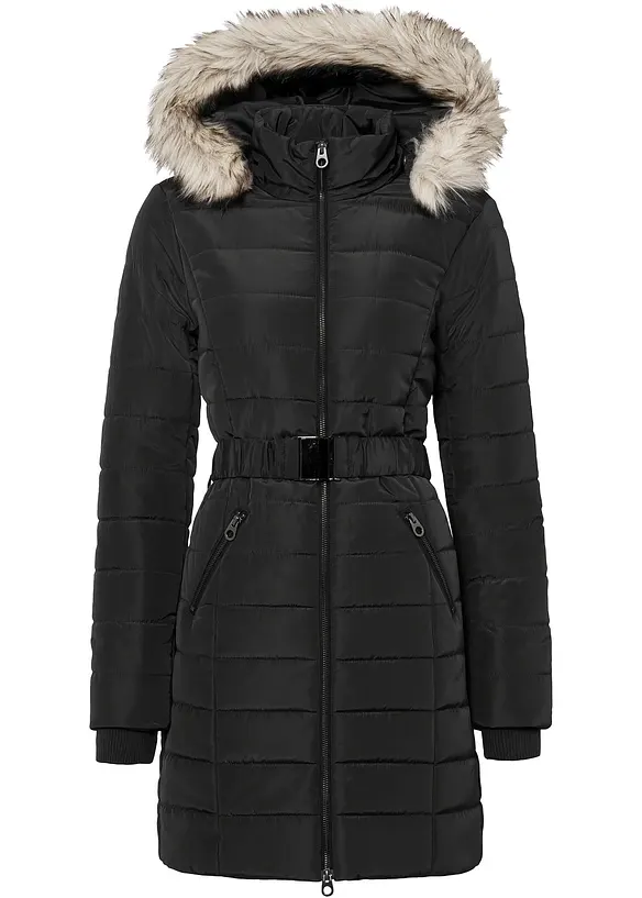Giacca trapuntata con cintura, bonprix
