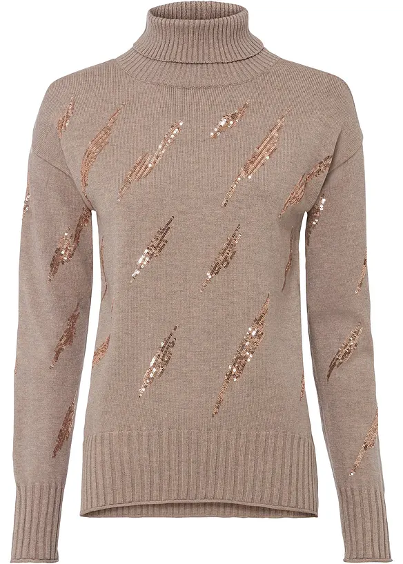 Maglione oversize in misto viscosa morbido, bonprix