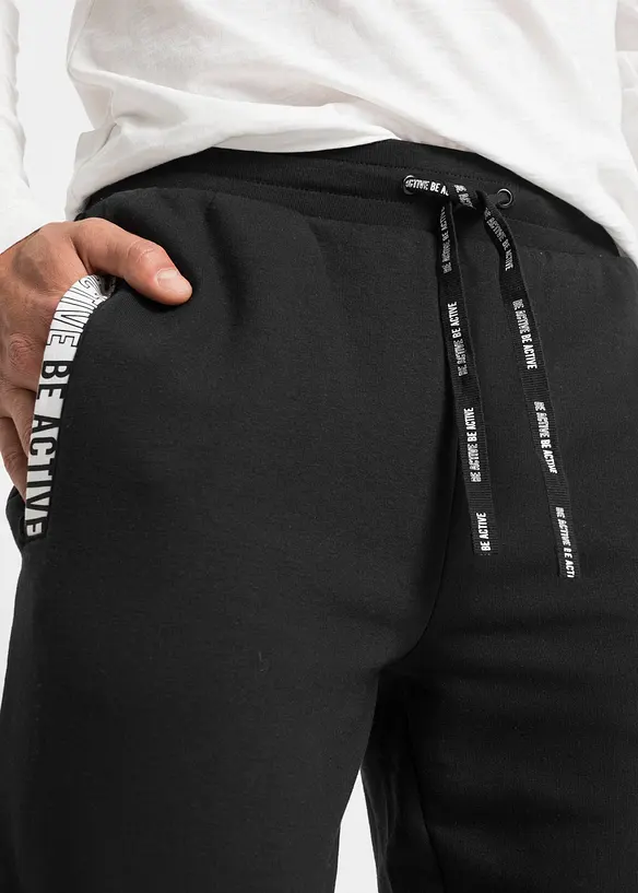 Pantaloni da jogging con dettagli sportivi, bonprix