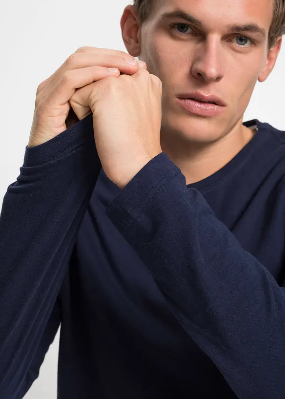Maglia a maniche lunghe (pacco da 3), bonprix