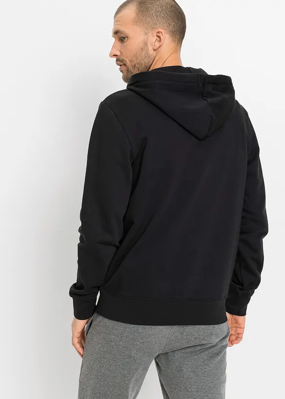 Felpa con zip e cappuccio (pacco da 2), bonprix