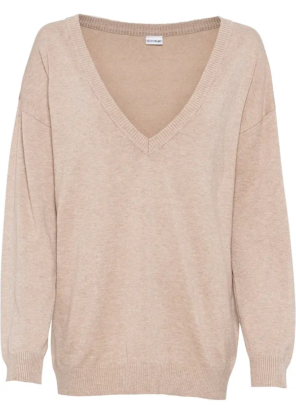 Maglione oversize in misto viscosa, bonprix