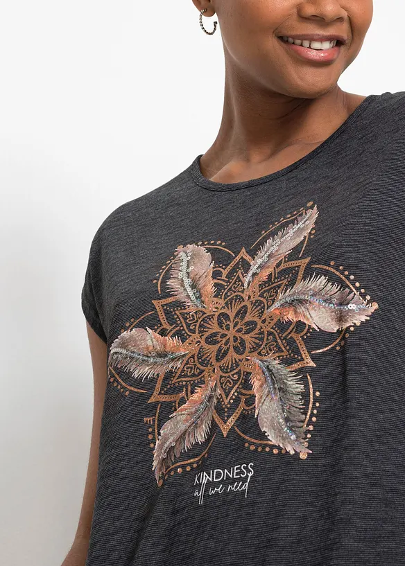 T-shirt in misto viscosa morbido, bonprix