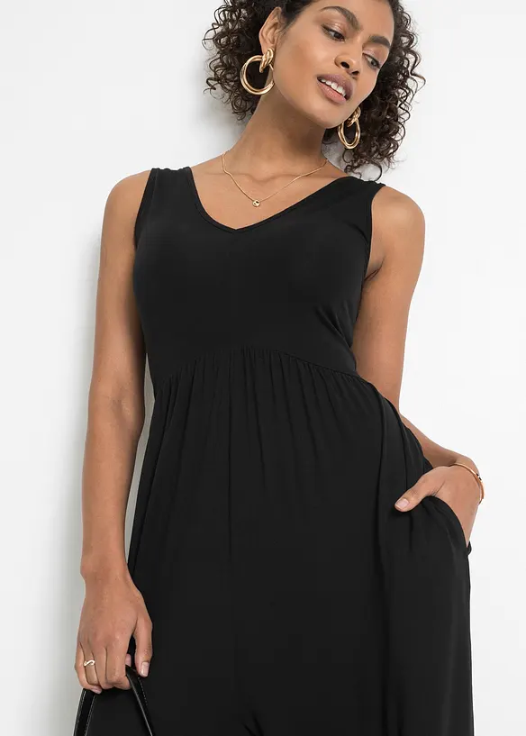 Tuta in jersey misto viscosa, bonprix