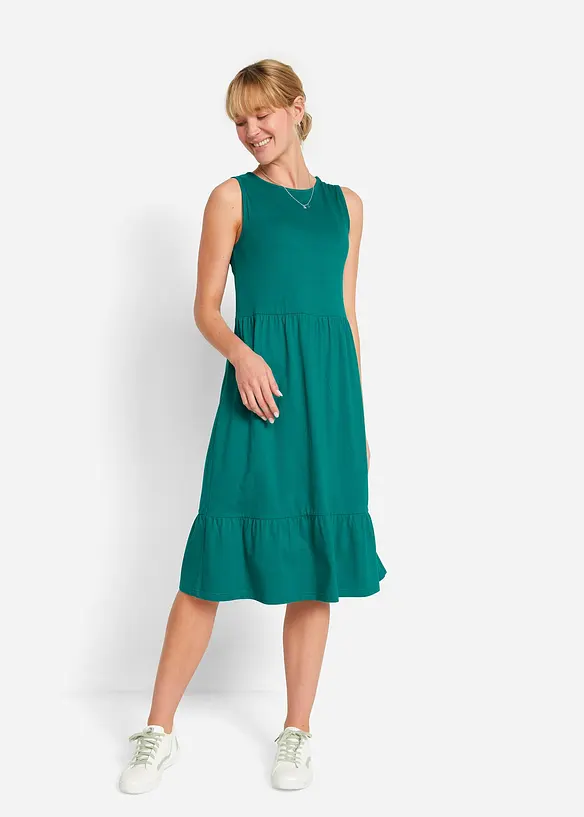 Abito in jersey di puro cotone, bonprix