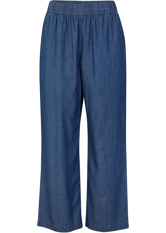 Jeans leggeri con elastico in vita e cinta comoda larghi, bonprix