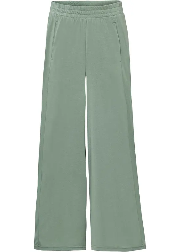 Pantaloni culotte in jersey con gambe larghe, bonprix