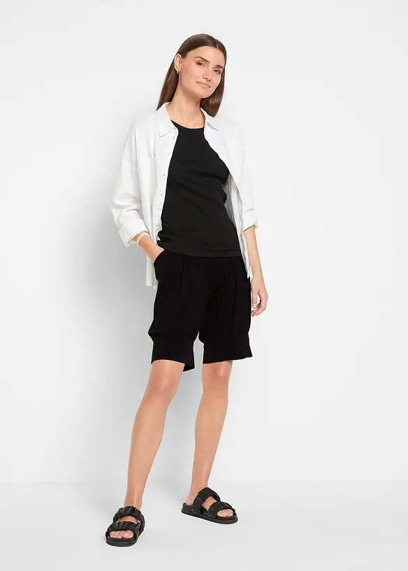 Pantaloni alla turca in misto viscosa, bonprix
