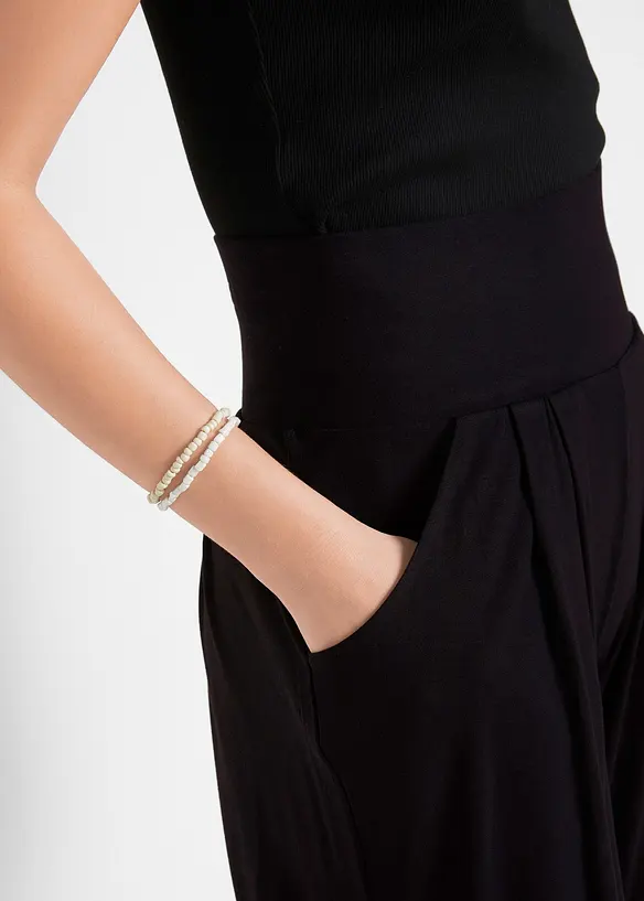 Pantaloni alla turca in misto viscosa, bonprix