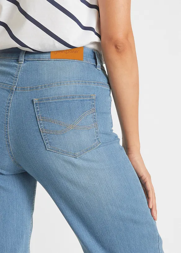 Jeans cropped wide fit, bonprix