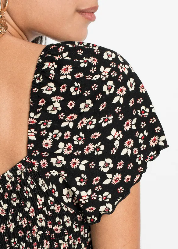 Abito lungo in misto viscosa, bonprix