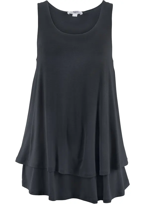 Top in viscosa a doppio strato, bonprix