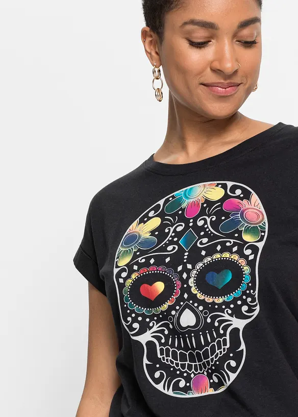 T-shirt in misto viscosa morbido, bonprix