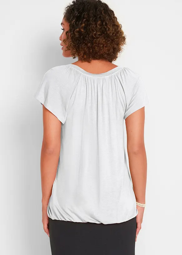 Maglia a maniche corte in misto viscosa, bonprix