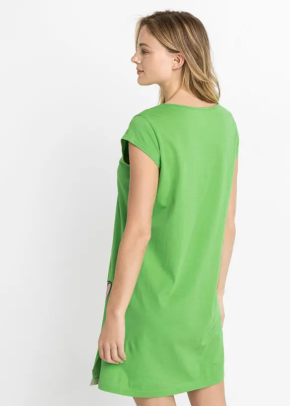 Camicia da notte corta in puro cotone biologico, bonprix