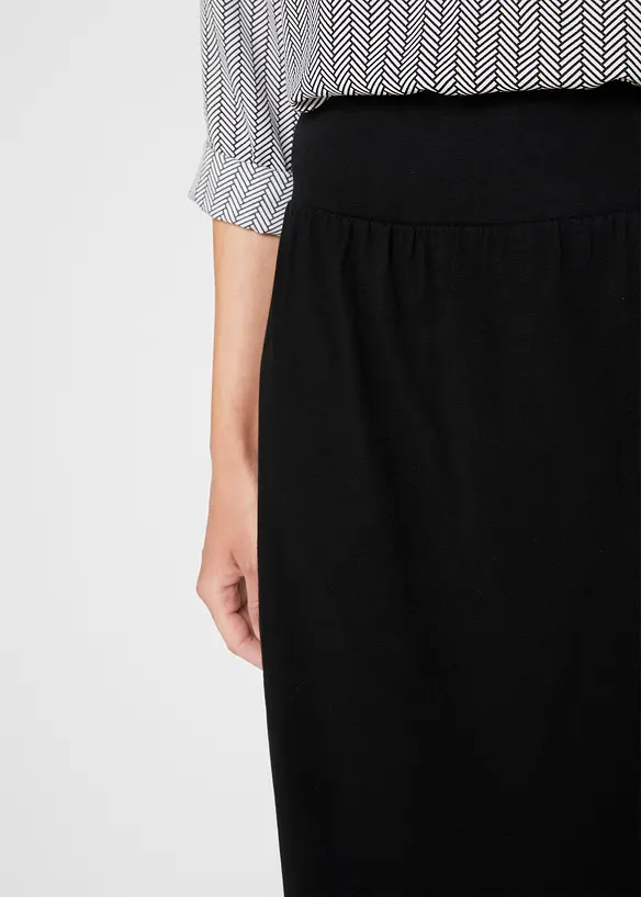 Gonna con pantaloncini integrati in misto cotone elasticizzato, bonprix