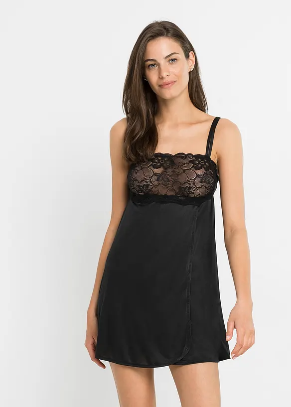 Sottoveste con effetto lucido, bonprix