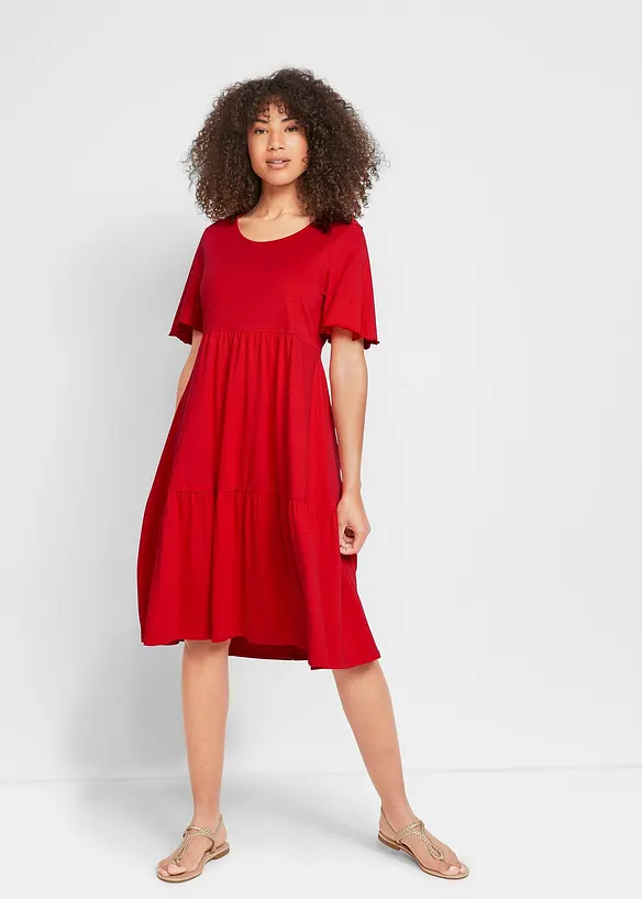 Abito in jersey di puro cotone, bonprix