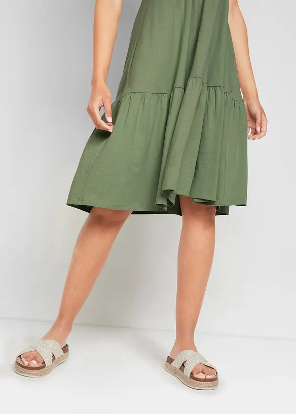 Abito in jersey di puro cotone, bonprix