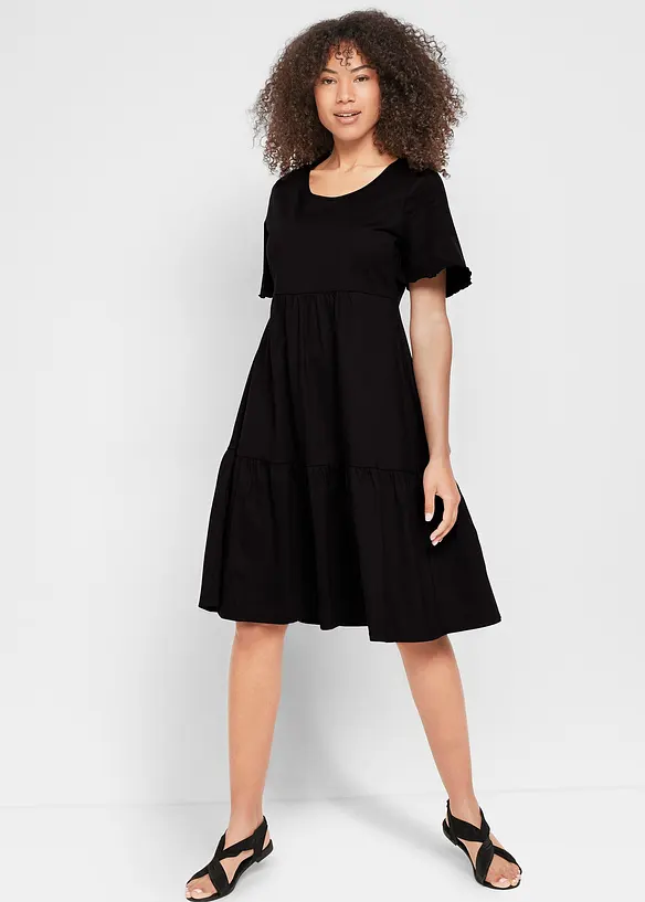 Abito in jersey di puro cotone, bonprix