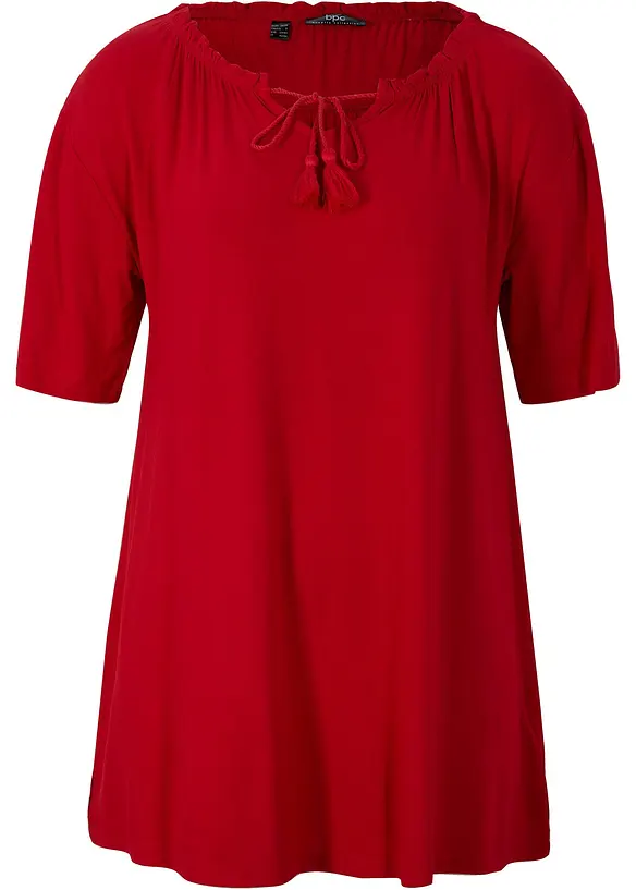Maglia lunga in misto viscosa, bonprix