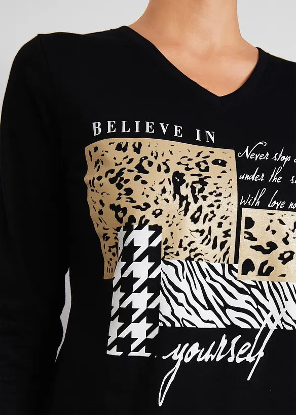 Maglia con maniche a 3/4, bonprix