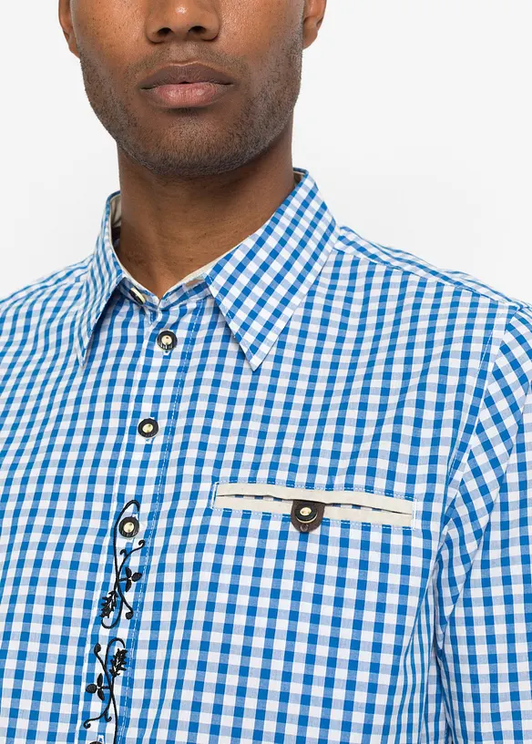 Camicia bavarese con maniche arrotolabili, bonprix