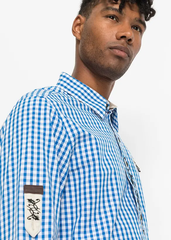 Camicia bavarese con maniche arrotolabili, bonprix