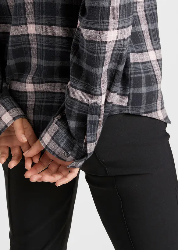 Camicia in flanella di puro cotone, bonprix