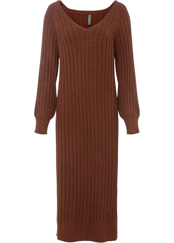 Abito midi in maglia, bonprix