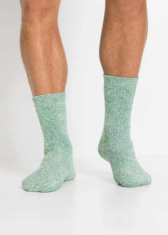 Calzini termini in spugna con cotone biologico (pacco da 4 paia), bonprix