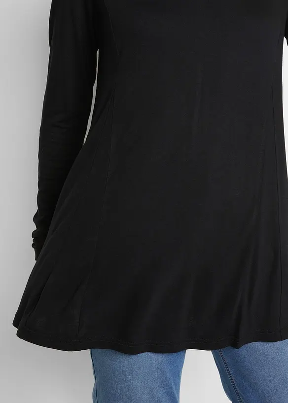 Maglia a maniche lunghe in viscosa morbida, bonprix