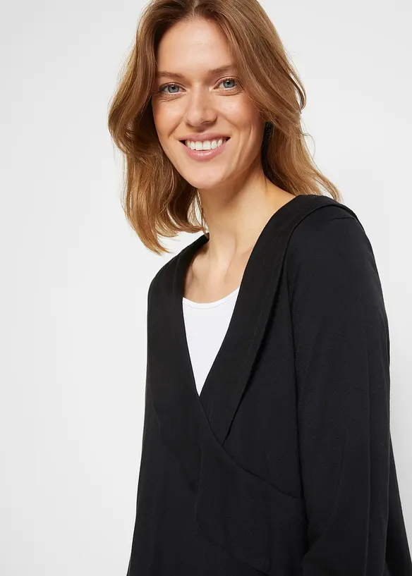 Tunica in maglina di misto cotone e viscosa, bonprix