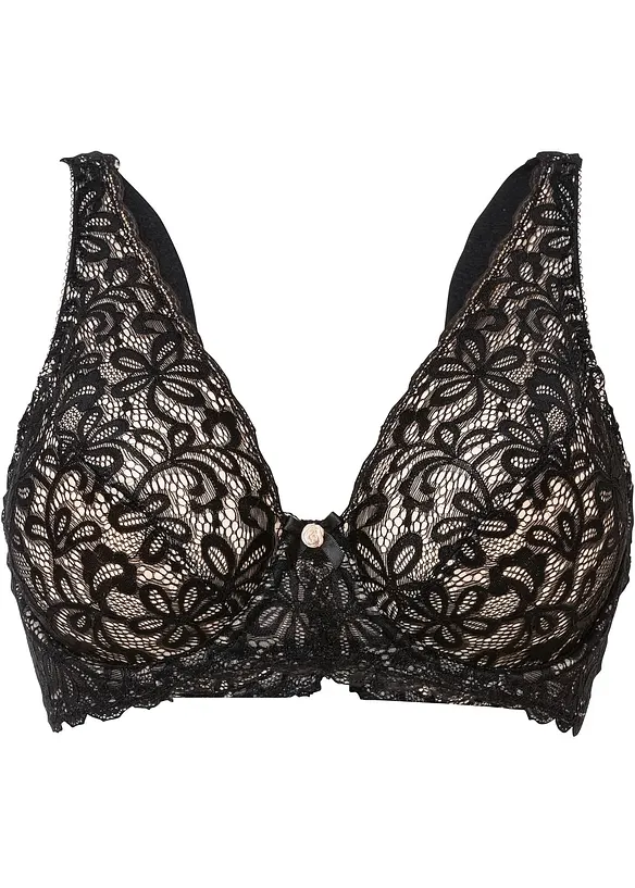 Reggiseno con ferretto e pizzo delicato, bonprix