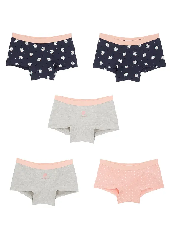 Panty con morbido cotone biologico (pacco da 5), bonprix