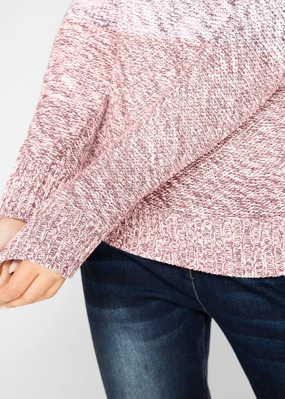 Maglione in filato grosso con colori sfumati, bonprix