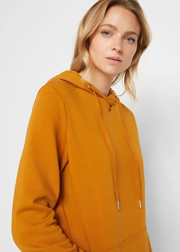 Abito in felpa di misto cotone, bonprix