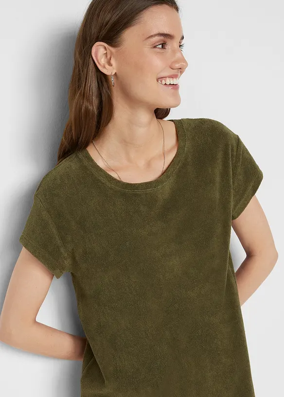 Abito t-shirt in spugna, bonprix