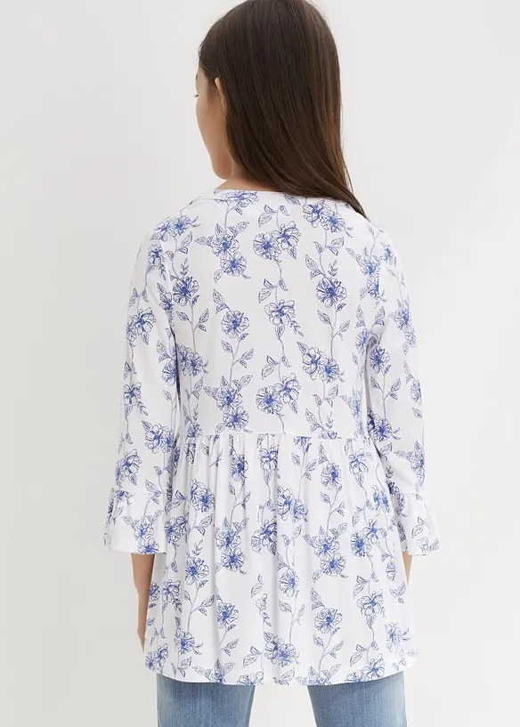 Maglia lunga in misto viscosa, bonprix